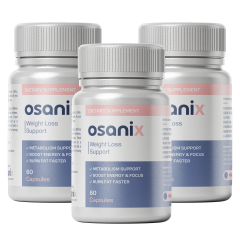 Osanix dietary supplement — 3 packs, 180 capsules (3-month supply) — bestseller