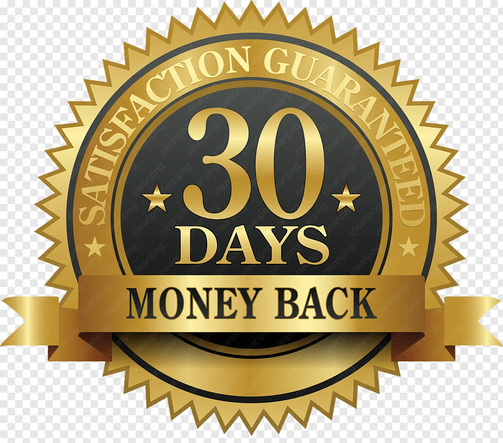 30-day money-back guarantee seal